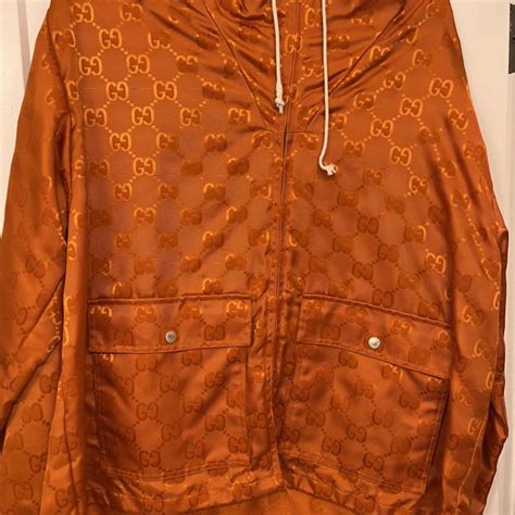 orange gucci tracksuit